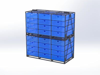 Контейнер для перевозки птицы в ящиках Я-12.1